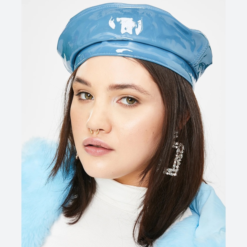 Shiny Blue beret